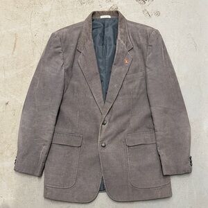 Vintage Men's Corduroy Gray Blazer